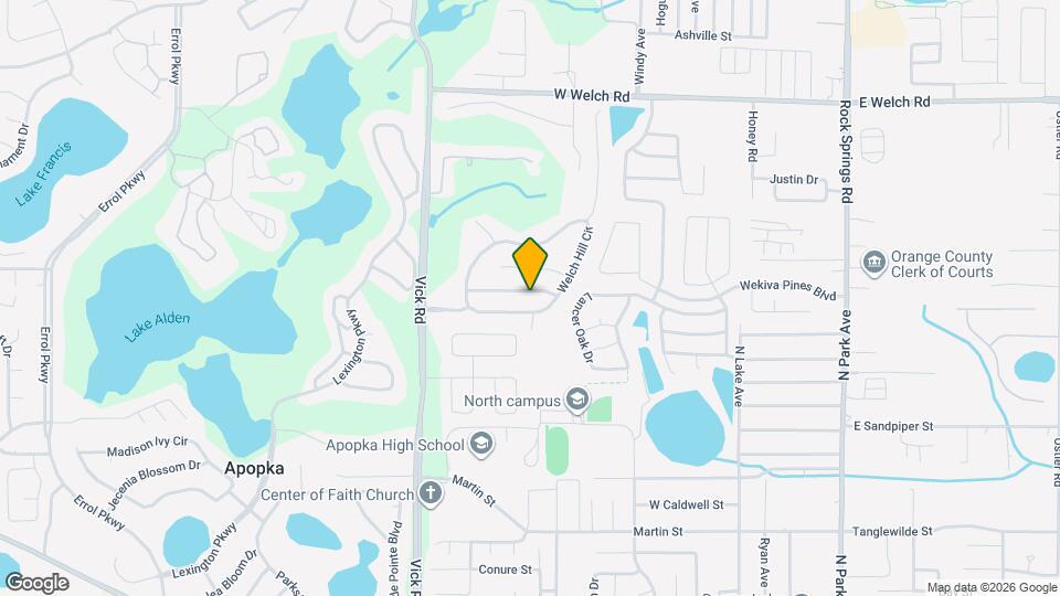 526 Wekiva Bluff St Map and Location Details