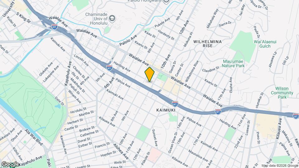 3471 Harding Ave Map and Location Details