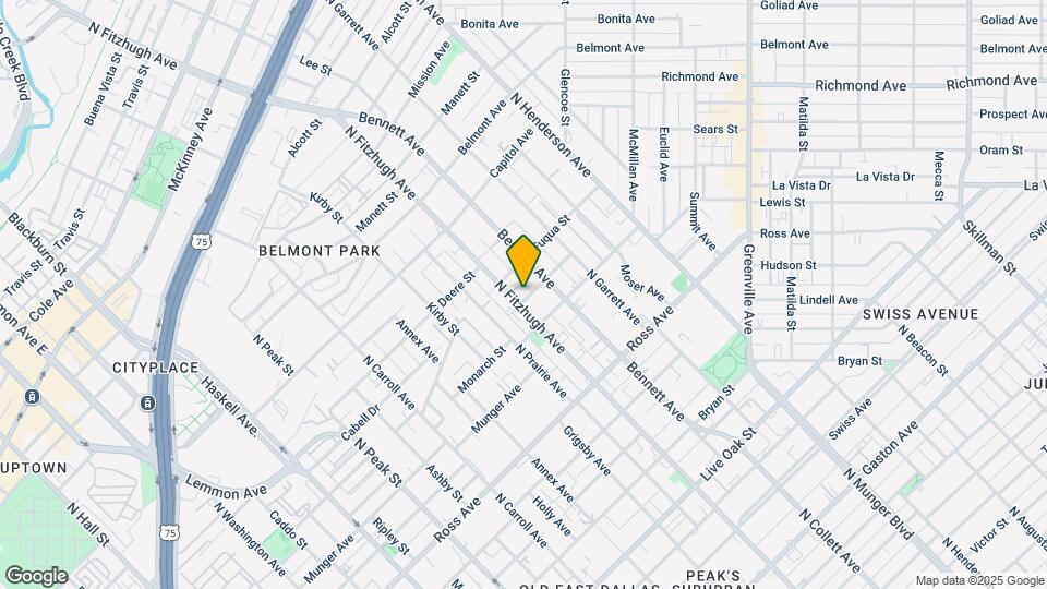 2002 N Fitzhugh Ave Map and Location Details