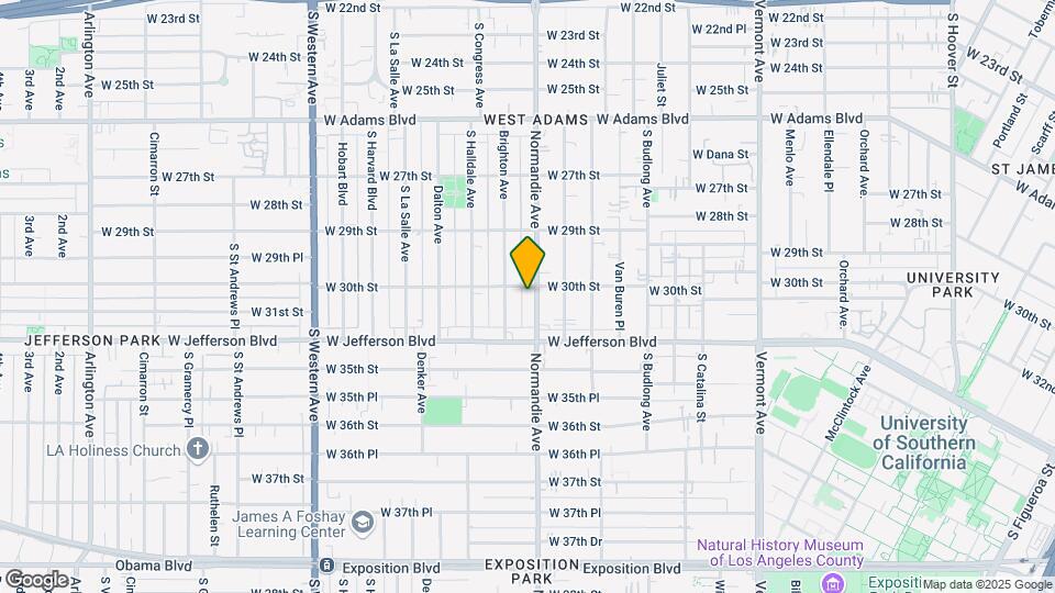 3005 S Normandie Ave Mapa y Detalles de la Ubicación