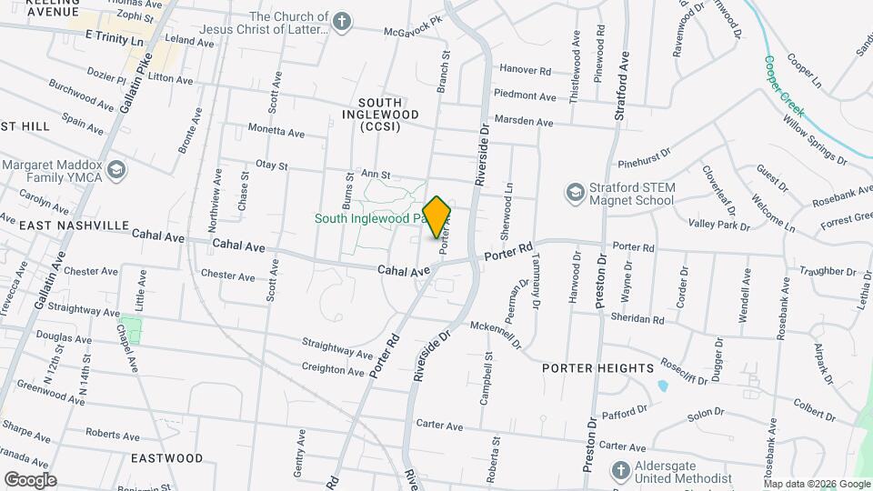 1603 Porter Ave Map and Location Details