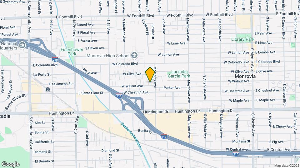 749 W Walnut Ave Map and Location Details