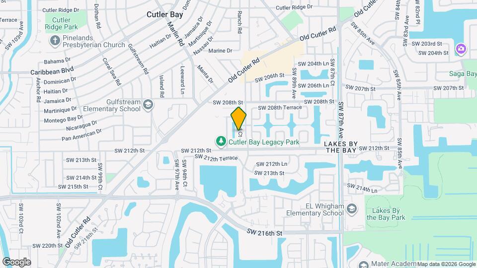 21102 SW 92nd Ct Map and Location Details