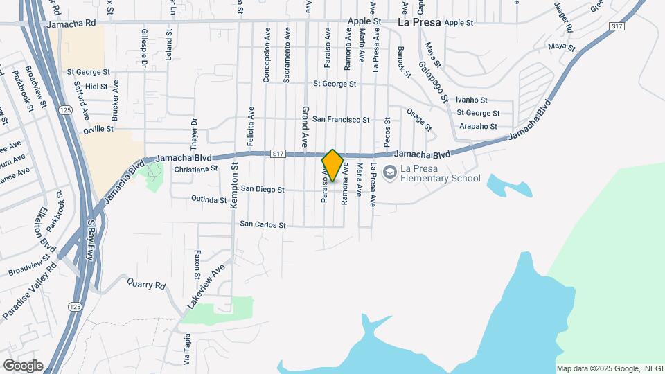 9456 San Diego St Map and Location Details