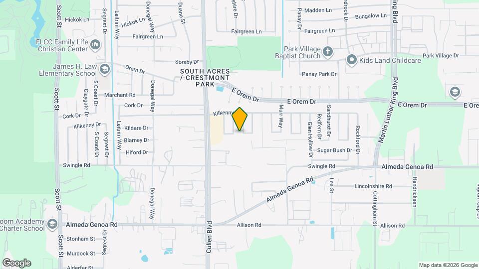 12814 Greenshire Dr Map and Location Details