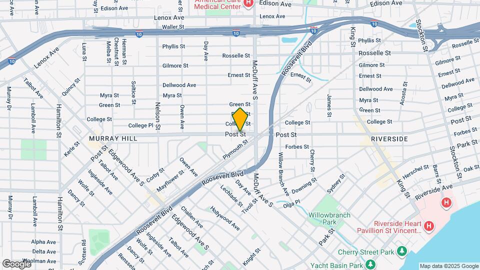 3032 Post St Map and Location Details