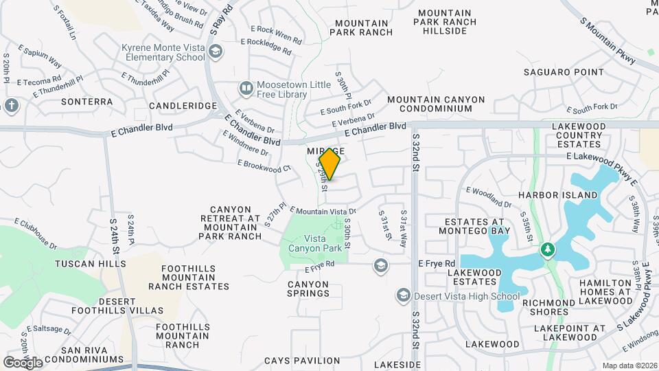 2910 E Muirwood Dr Map and Location Details