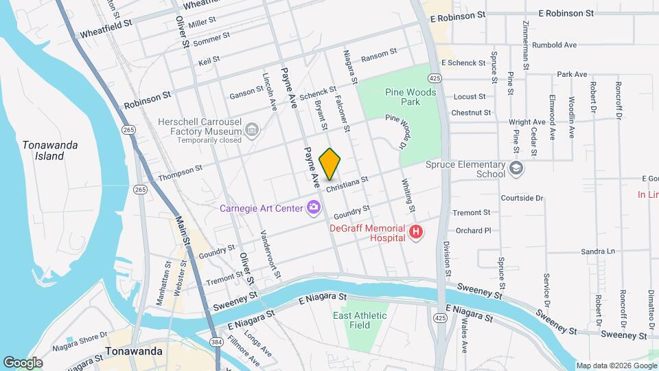 160 Christiana St Map and Location Details