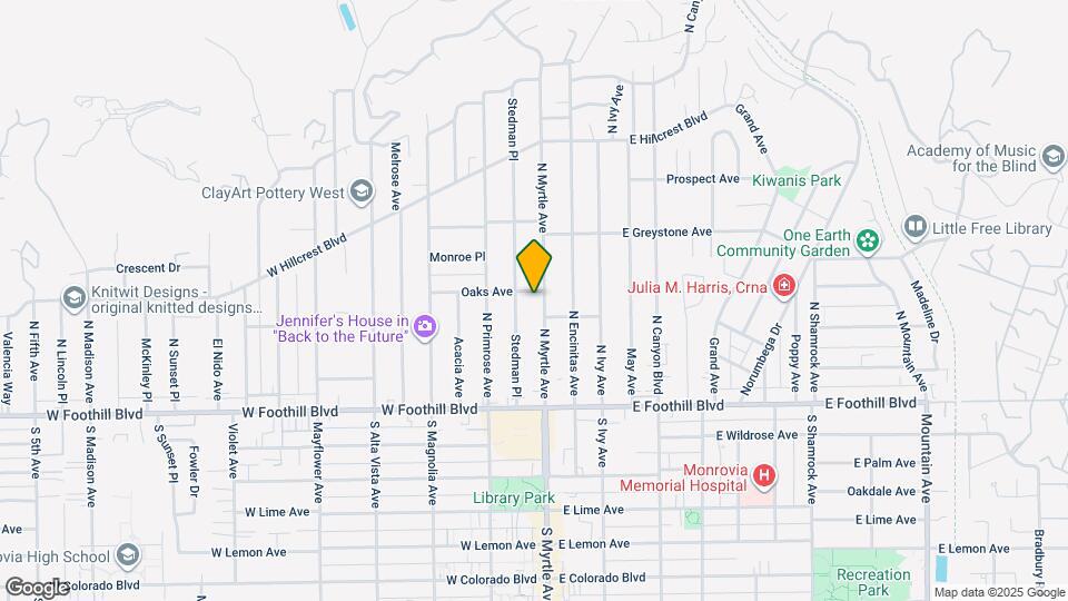 215 N Myrtle Ave Map and Location Details