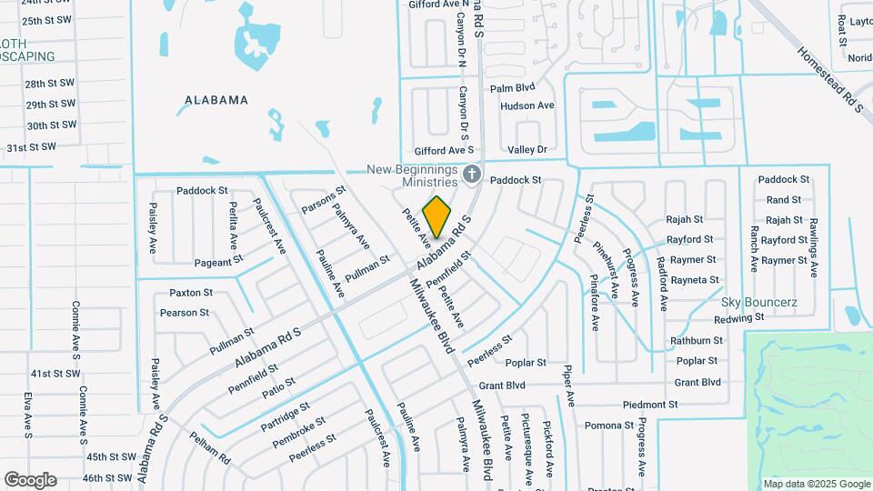 587 Alabama Rd S Map and Location Details