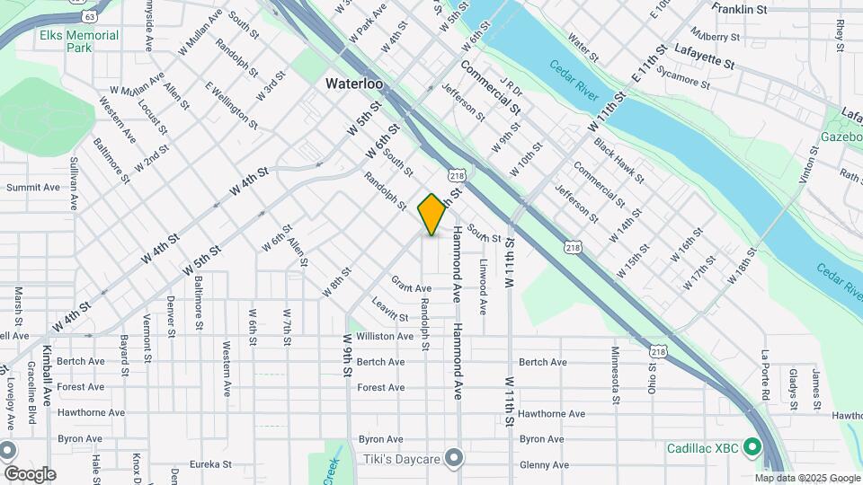 1113 Randolph St Map and Location Details