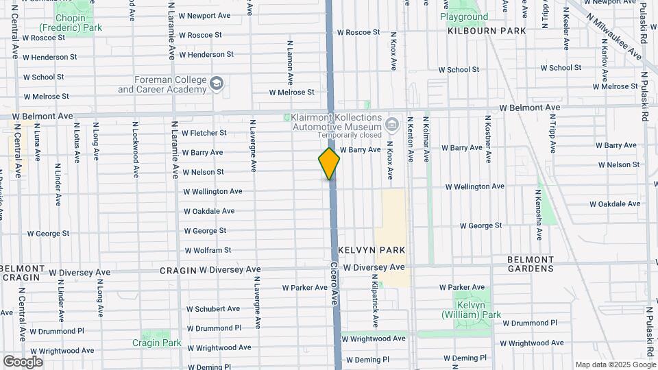 3000-3006 N Cicero Ave Mapa y Detalles de la Ubicación