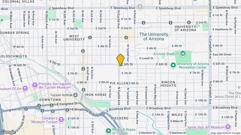 436 N Euclid Ave Map and Location Details