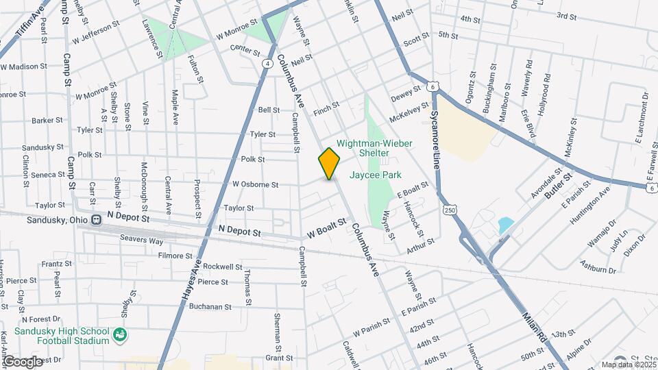 1511 Columbus Ave, Unit C Mapa y Detalles de la Ubicación