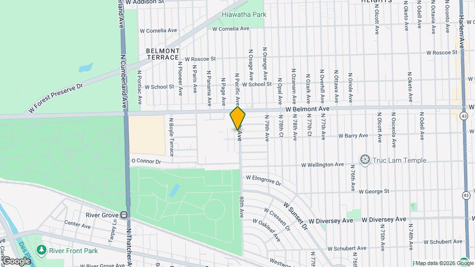 3107 Cottonwood Ln Map and Location Details