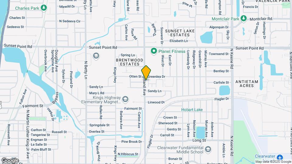 1799 N Highland Ave Map and Location Details