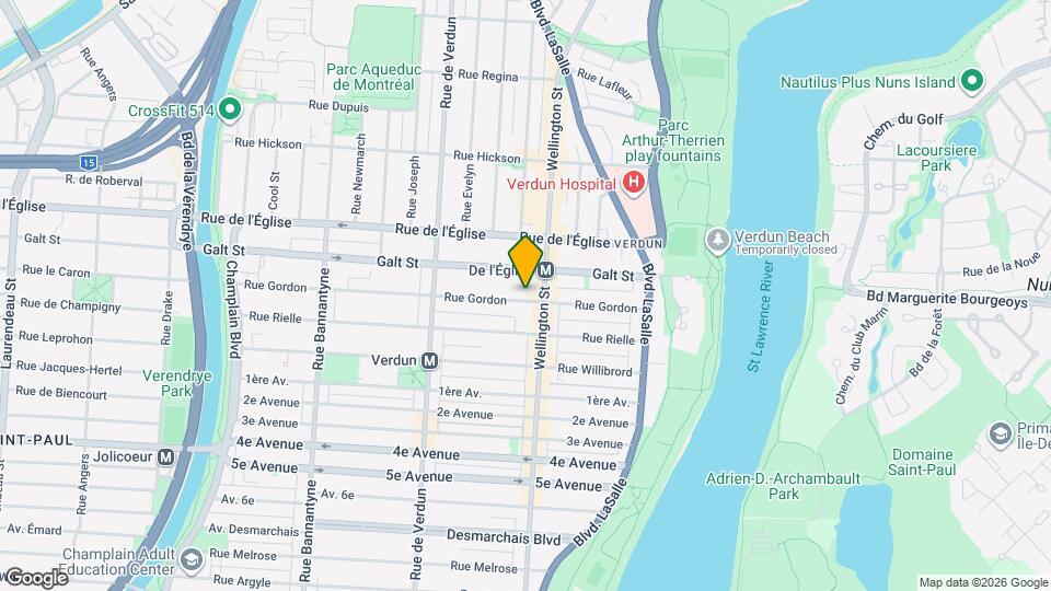 271 Gordon Rue Map and Location Details