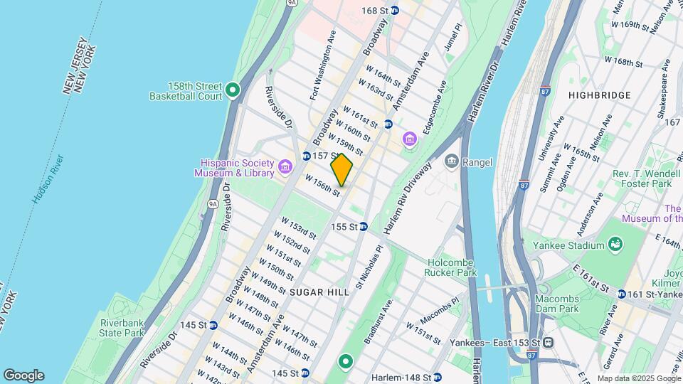 501 W 156th St Mapa y Detalles de la Ubicación