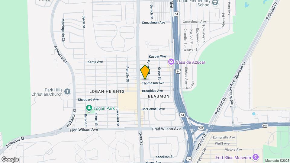 4023 Thomason Ave Mapa y Detalles de la Ubicación