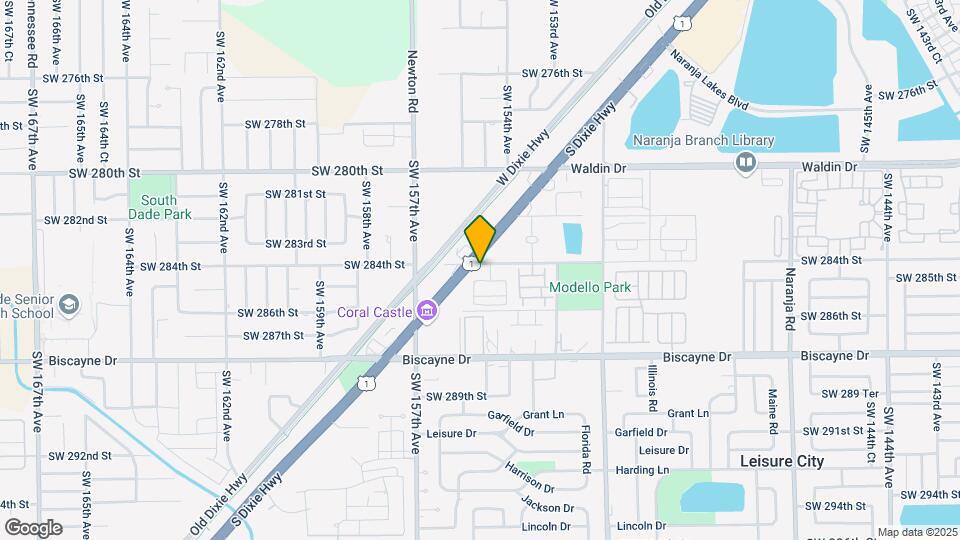 15480 SW 284th St Map and Location Details