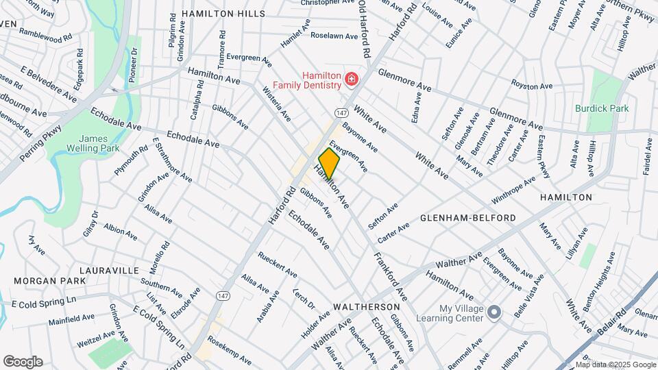3033 Hamilton Ave, Unit 1R Map and Location Details