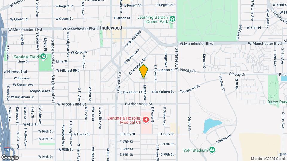 931 E La Palma Dr Map and Location Details
