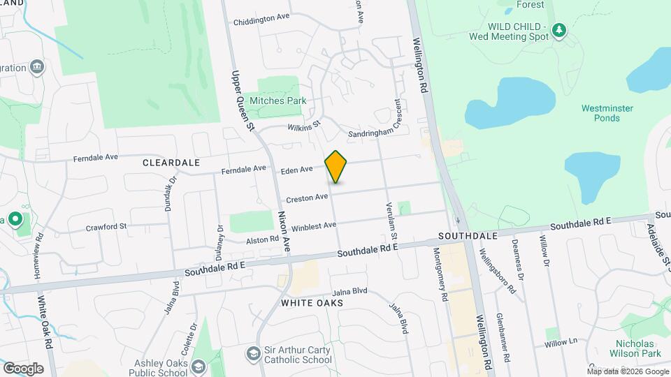 568 Creston Ave Map and Location Details