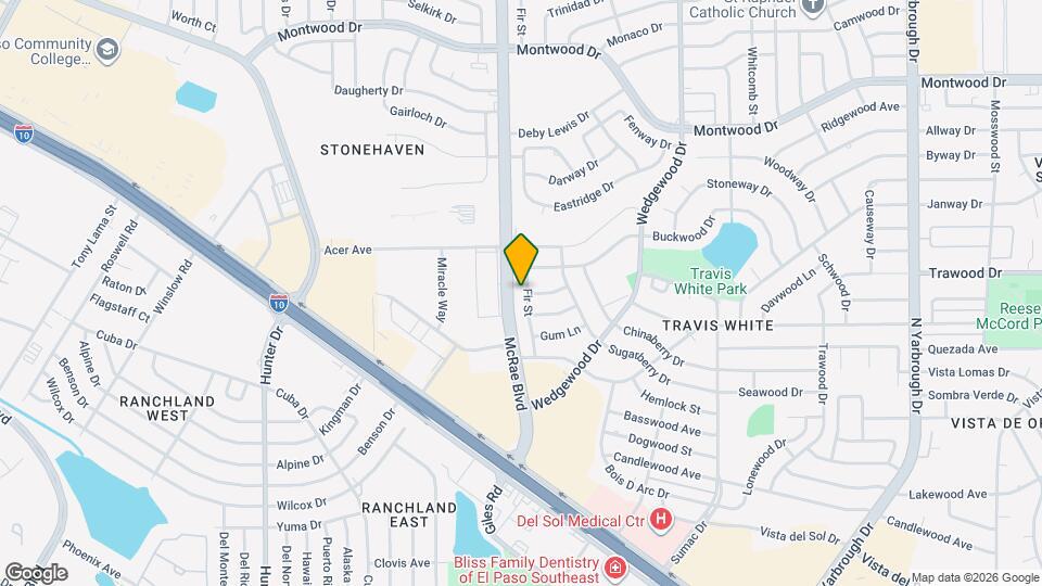 1513 Fir St Map and Location Details