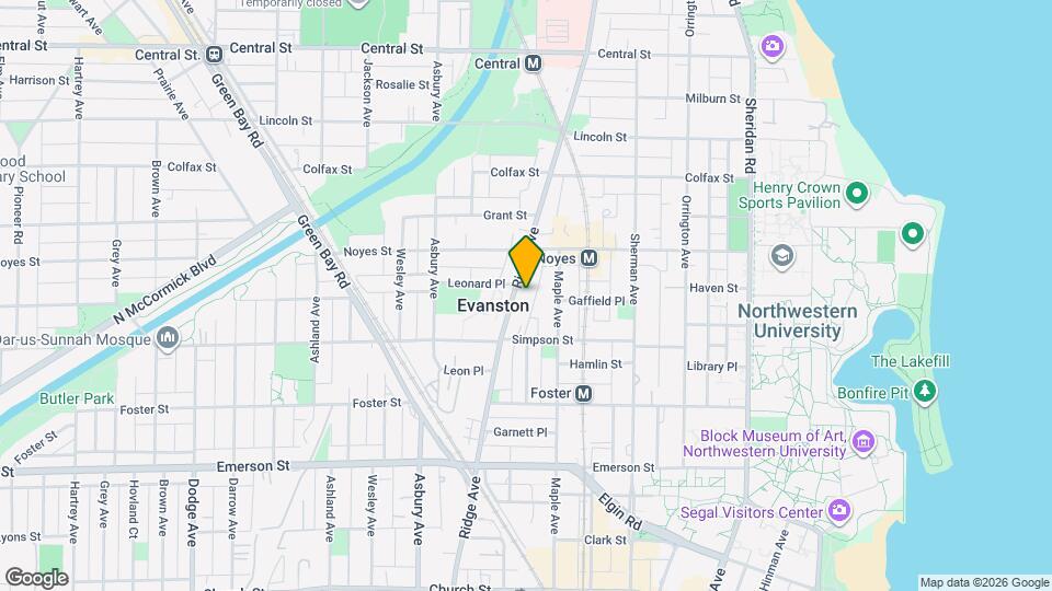 2147 Ridge Ave Map and Location Details