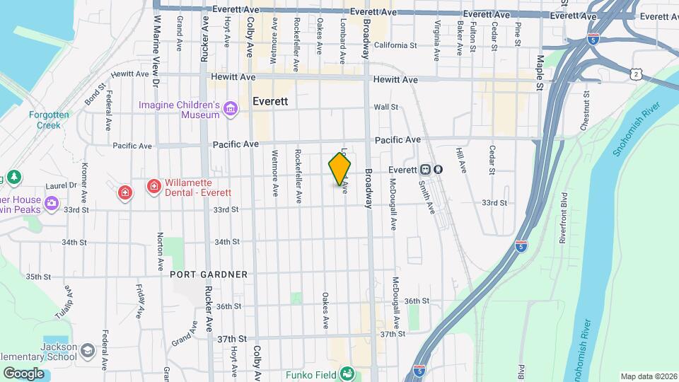 3220 Lombard Ave Map and Location Details