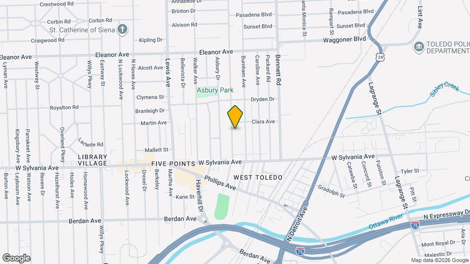 4124 Vermaas Ave Map and Location Details