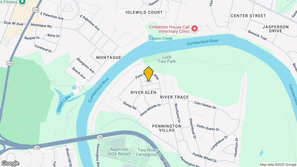 2615 River Meade Way Map and Location Details