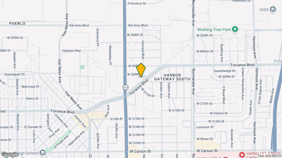 1601 Torrance Blvd Map and Location Details