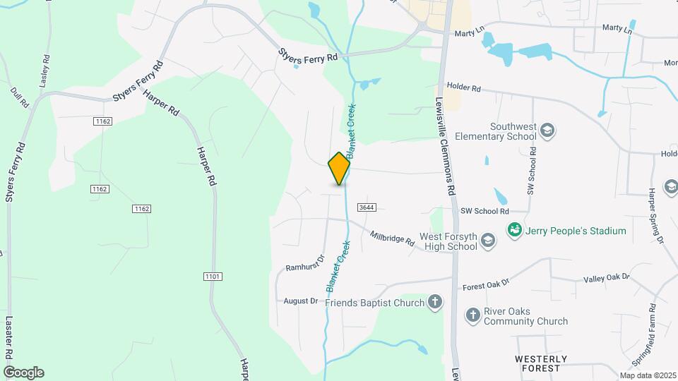 1709 Chester Valley Ct Mapa y Detalles de la Ubicación