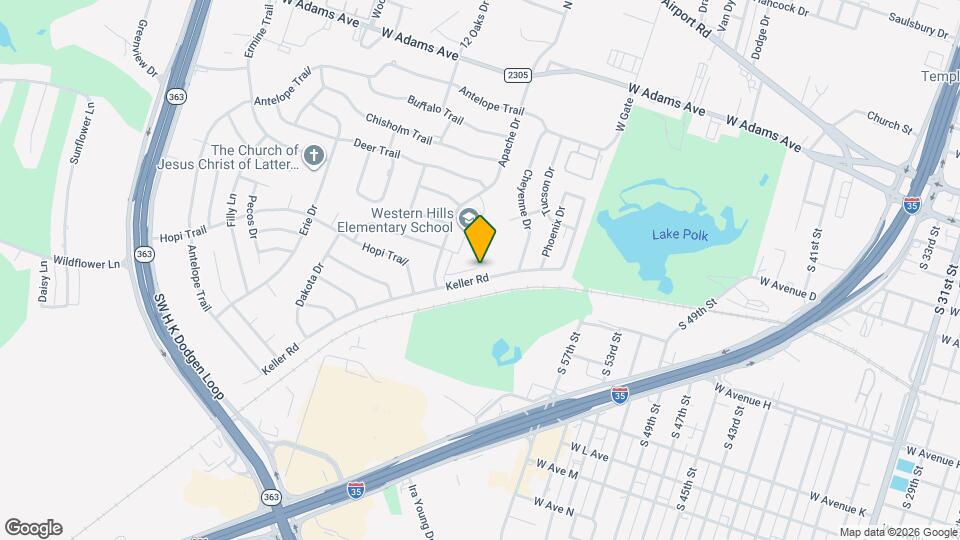 3210 Keller Rd Map and Location Details