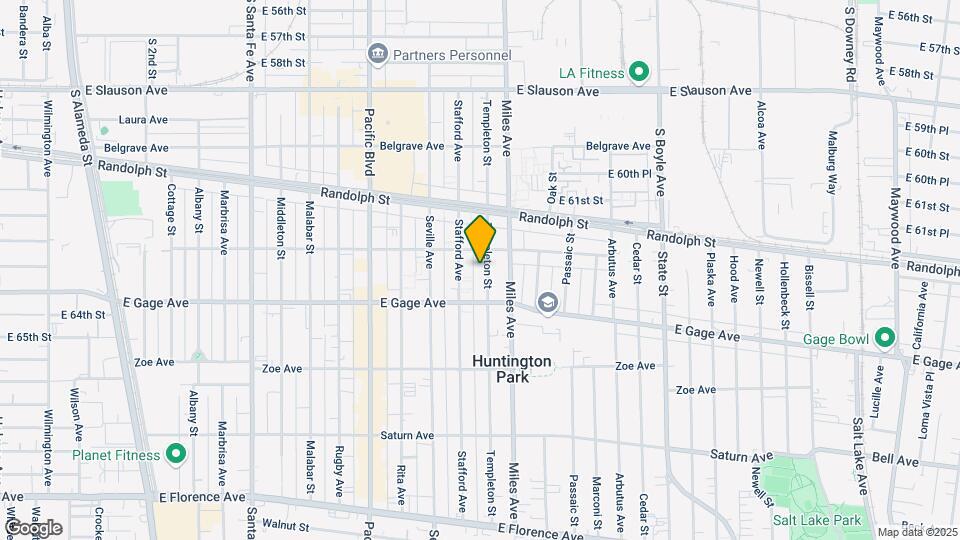 6321 Templeton St Map and Location Details