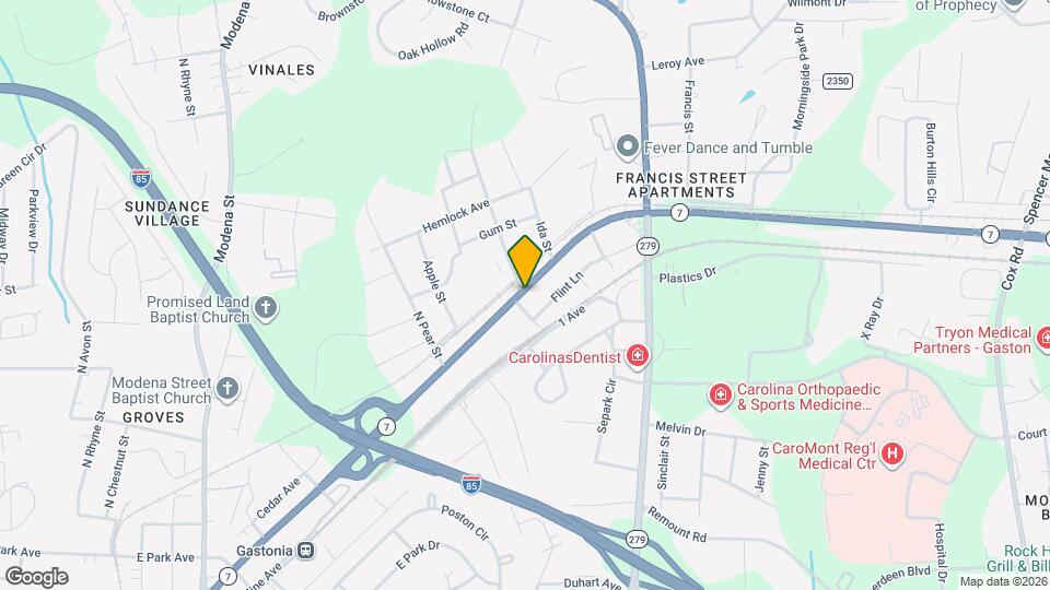 1900 E Ozark Ave Map and Location Details