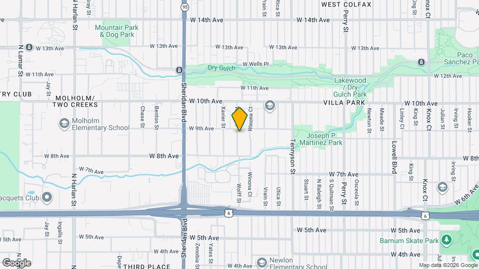 888 Wolff St Map and Location Details