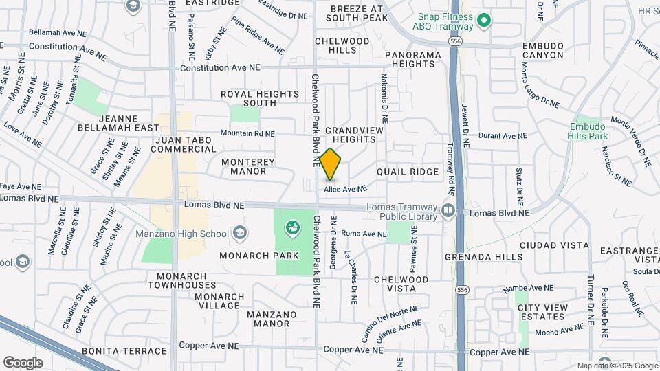 901 Alice Ct NE Map and Location Details
