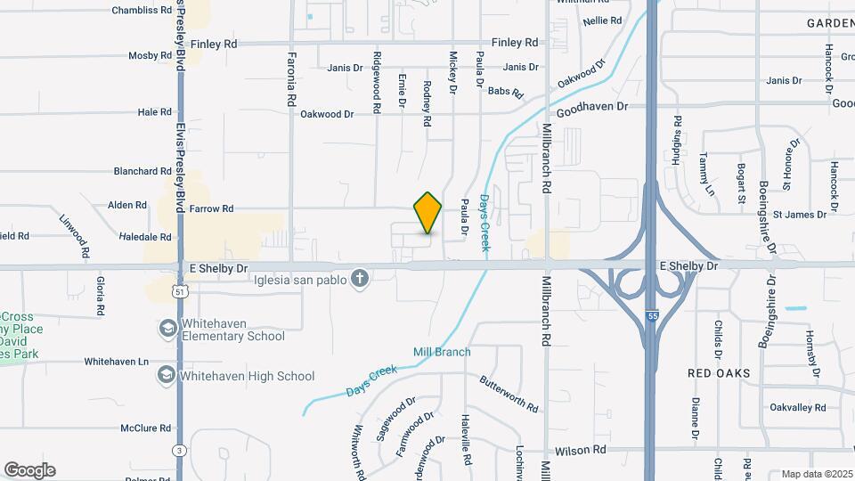 Shelby Pointe Townhomes Mapa y Detalles de la Ubicación