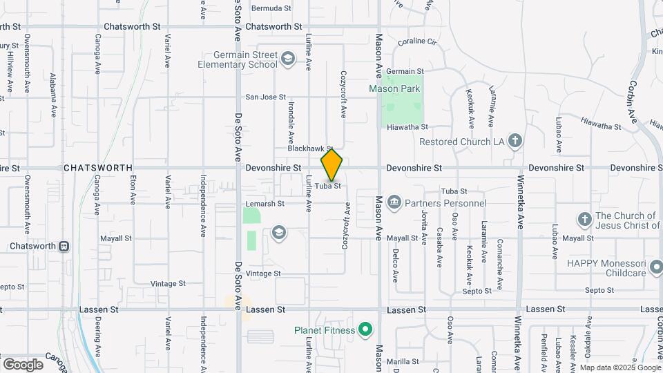 20625 Tuba St Map and Location Details