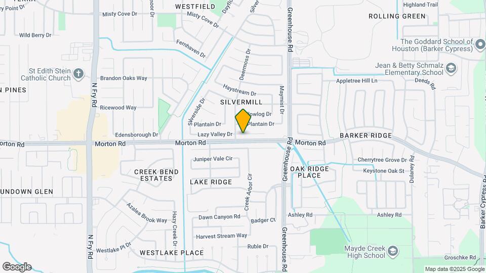 19319 Lazy Valley Dr Map and Location Details