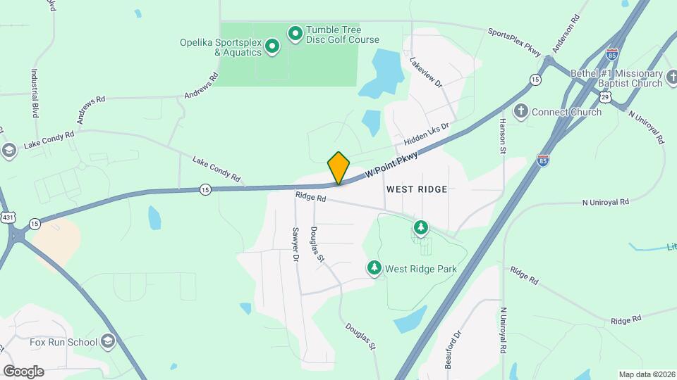 1401 W Point Pkwy Map and Location Details