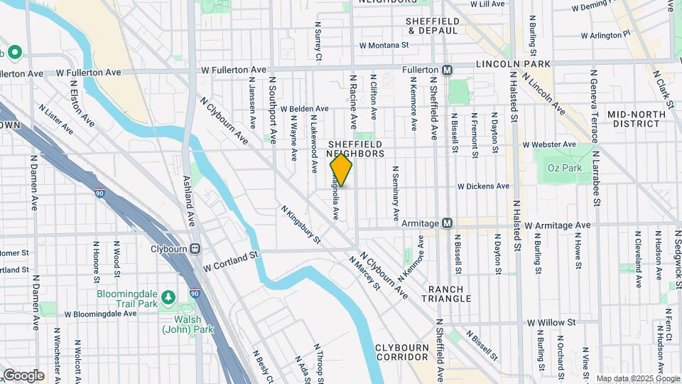 2057 N Magnolia Ave Map and Location Details