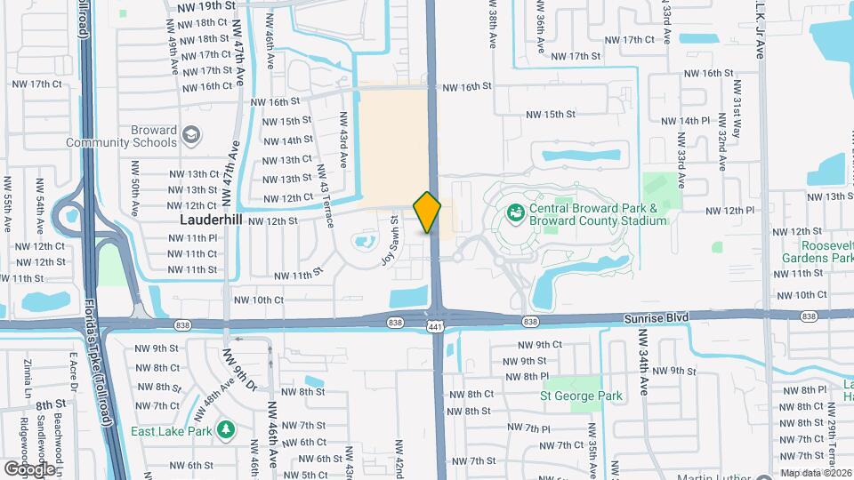 1134 NW 40th Ter Mapa y Detalles de la Ubicación