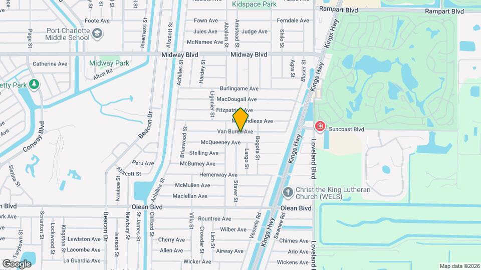 23327 Van Buren Ave Map and Location Details