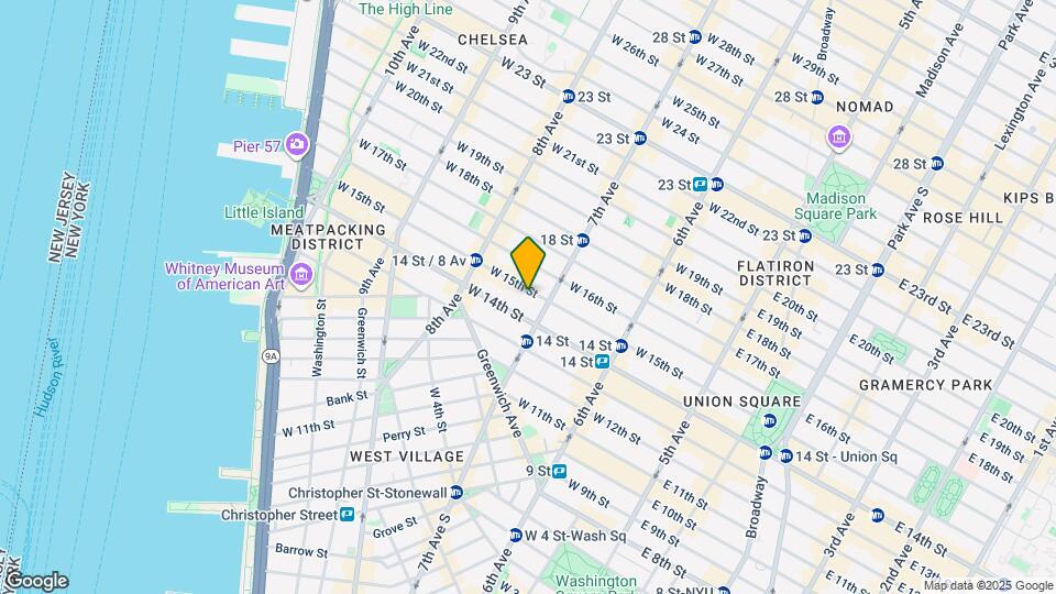 210 W 15th St Map and Location Details