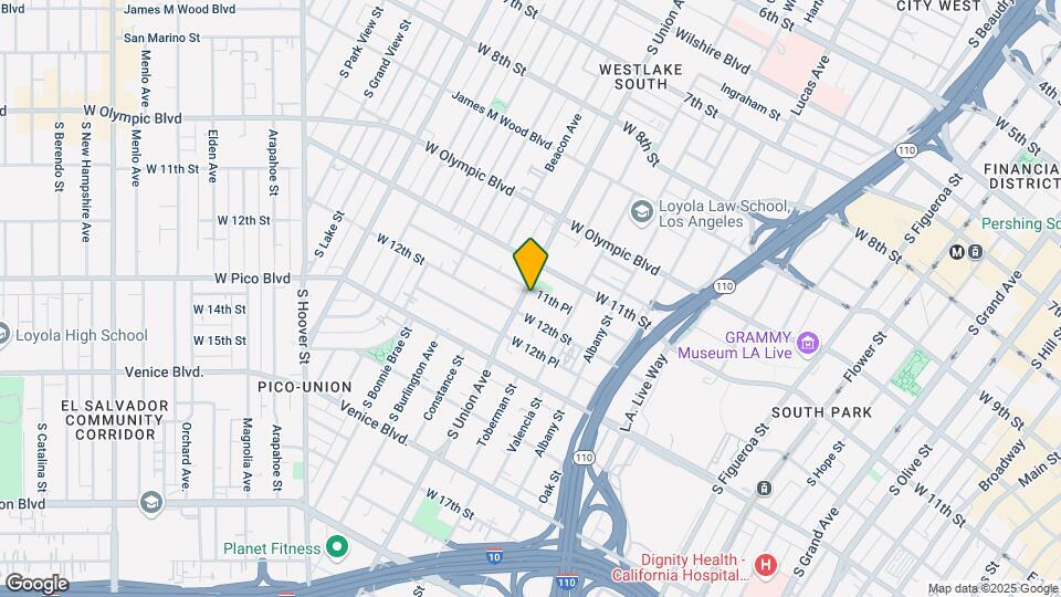 1546 W 11th Pl Map and Location Details