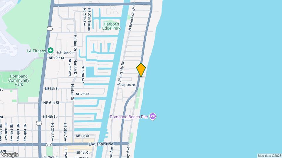 510 N Ocean Blvd Map and Location Details