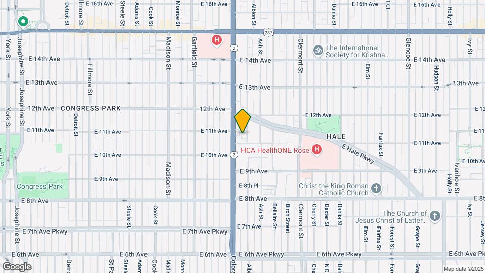 1121 Albion St Map and Location Details